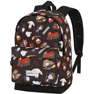 Harry Potter Cute-FAN HS Rugzak 2.0, zwart, 18 x 30 x 41 cm, inhoud 22 l, zwart, één maat, FAN HS rugzak 2.0 schattig Harry Potter Cute-FAN HS Rugzak 2.0, zwart, 18 x 30 x 41 cm, inhoud 22 l, zwart, één maat, FAN HS rugzak 2.0 schattig