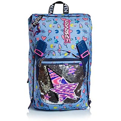 Seven Rugzak – rekbaar – Starry Rainbow – pailletten omkeerbaar, Blauw, Taglia unica, Rekbaar Seven Rugzak – rekbaar – Starry Rainbow – pailletten omkeerbaar, Blauw, Taglia unica, Rekbaar