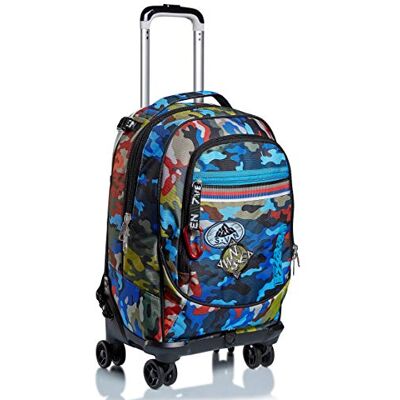 Seven Trolley ® Jack 4WD Adventure Camo afneembare schoolrugzak 2-in-1, groen, Taglia Unica, kinderrugzak, groen, Eén maat, Groen, Taille unique, kinderrugzak Seven Trolley ® Jack 4WD Adventure Camo afneembare schoolrugzak 2-in-1, groen, Taglia Unica, kinderrugzak, groen, Eén maat, Groen, Taille unique, kinderrugzak