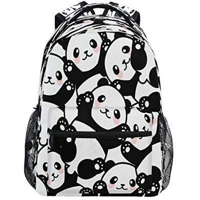 TropicalLife GIGIJY schattige panda rugzak schoolrugzak casual reistas voor kinderen meisjes jongens mannen vrouwen meerkleurig Eén maat, Meerkleurig, Taille unique TropicalLife GIGIJY schattige panda rugzak schoolrugzak casual reistas voor kinderen meisjes jongens mannen vrouwen meerkleurig Eén maat, Meerkleurig, Taille unique
