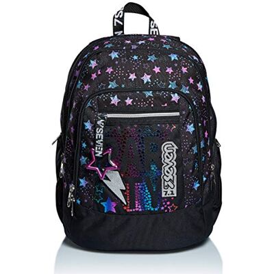 Seven ADVANCED Dance Party Schoolrugzak met draadloze luidspreker, zwart, Taglia Unica, kinderrugzak, zwart., Rugzak voor kinderen Seven ADVANCED Dance Party Schoolrugzak met draadloze luidspreker, zwart, Taglia Unica, kinderrugzak, zwart., Rugzak voor kinderen