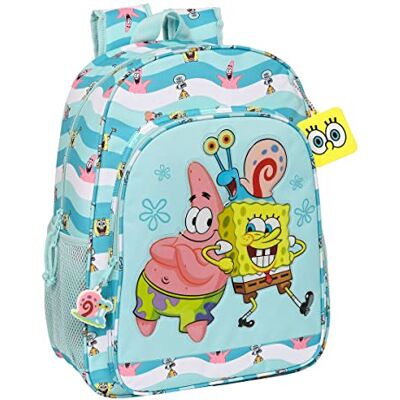 safta Rugzak 33 cm geschikt voor Spongebob trolley "Stay Possible", meerkleurig, 33 x 14 x 42 cm, casual, Meerkleurig, informeel safta Rugzak 33 cm geschikt voor Spongebob trolley "Stay Possible", meerkleurig, 33 x 14 x 42 cm, casual, Meerkleurig, informeel