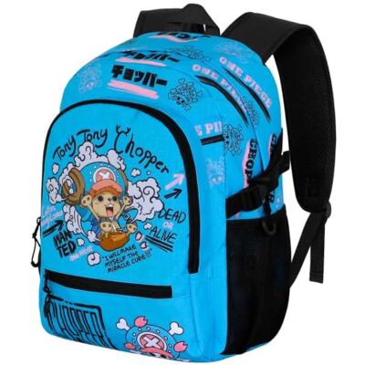 KARACTERMANIA One Piece Chopper-Fight Rugzak 3.0, blauw, 31 x 41 cm, inhoud 22 l KARACTERMANIA One Piece Chopper-Fight Rugzak 3.0, blauw, 31 x 41 cm, inhoud 22 l