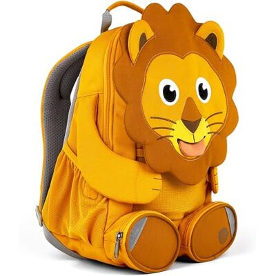 Affenzahn Amico Grote kleuterschoolrugzak voor kinderen van 3 tot 5 jaar, kleuterschool, grappig, functioneel, volume 8 l, Leone geel, 8 l, casual L Affenzahn Amico Grote kleuterschoolrugzak voor kinderen van 3 tot 5 jaar, kleuterschool, grappig, functioneel, volume 8 l, Leone geel, 8 l, casual L