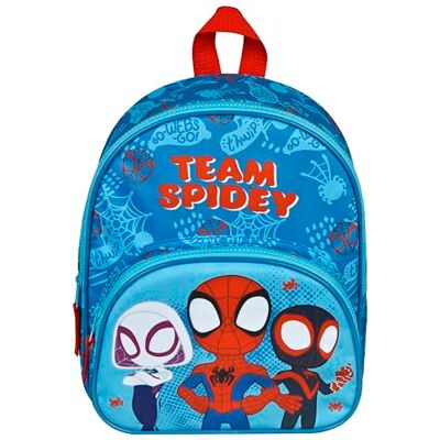 Undercover Spidey Kinderrugzak met voorvak voor kleuterschool, vrije tijd en reizen, duurzaam en praktisch, voor kinderen vanaf 4 jaar, blauw, één maat Undercover Spidey Kinderrugzak met voorvak voor kleuterschool, vrije tijd en reizen, duurzaam en praktisch, voor kinderen vanaf 4 jaar, blauw, één maat