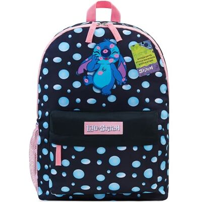 Disney Stitch Kinderrugzak, schooltas voor meisjes, zwart. Disney Stitch Kinderrugzak, schooltas voor meisjes, zwart.