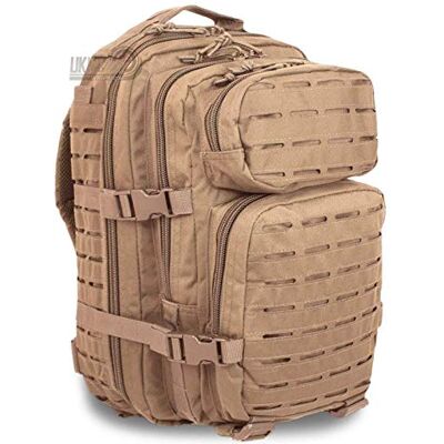 Mil-Tec Rugzak US Assault Pack Laser Cut, coyote, Eén maat, Casual One Size Mil-Tec Rugzak US Assault Pack Laser Cut, coyote, Eén maat, Casual One Size