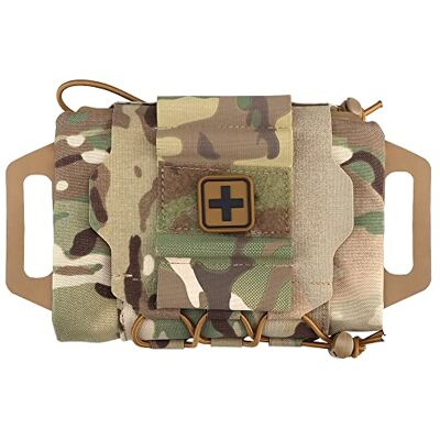 OAREA Tactische militaire tas MOLLE EHBO-kit Survival Outdoor Jacht Noodgeval Camping Wandelen Medisch (Kleur: BP-87-CP) OAREA Tactische militaire tas MOLLE EHBO-kit Survival Outdoor Jacht Noodgeval Camping Wandelen Medisch (Kleur: BP-87-CP)