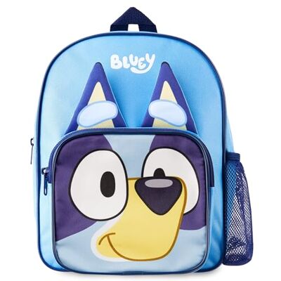 BLUEY Kinderrugzak schooltas kleuterschool bingo, Blauw BLUEY Kinderrugzak schooltas kleuterschool bingo, Blauw