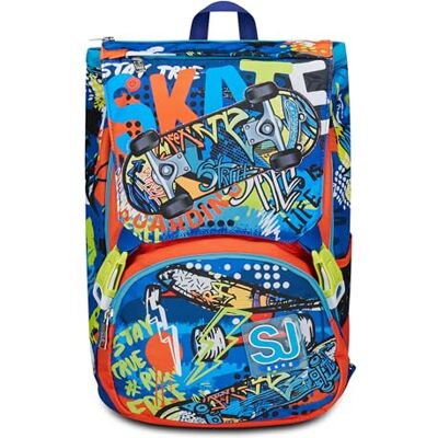 SJ GANG STYLE JAM GANG Zaino Estensibile jongenstas (1 stuk), Blauw, Eén maat, Dagrugzak SJ GANG STYLE JAM GANG Zaino Estensibile jongenstas (1 stuk), Blauw, Eén maat, Dagrugzak