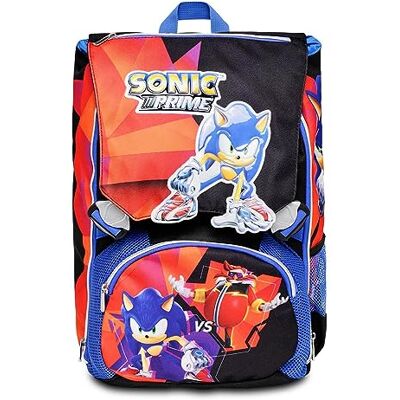 Seven Uitbreidbare rugzak SONIC COME AND GET ME Rugzak met twee vakken Flessenzak Maximale capaciteit 28 l Voor kinderen en basisschool Seven Uitbreidbare rugzak SONIC COME AND GET ME Rugzak met twee vakken Flessenzak Maximale capaciteit 28 l Voor kinderen en basisschool