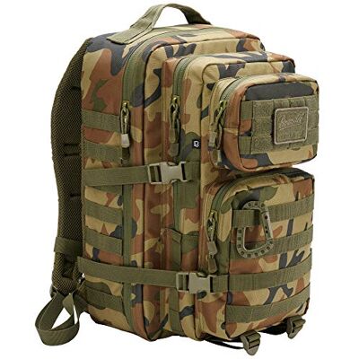 Brandit Us Cooper Lasercut Medium Backpack Rugzak, uniseks, 1 stuk Brandit Us Cooper Lasercut Medium Backpack Rugzak, uniseks, 1 stuk