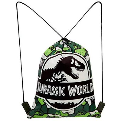 Jurassic World Tas met trekkoord, tas met trekkoord voor jongens, voor school, fitnessstudio, reizen, zwemmen, dinosauruscadeaus voor kinderen, groene camouflage, één maat, Groene Camouflage One Size Jurassic World Tas met trekkoord, tas met trekkoord voor jongens, voor school, fitnessstudio, reizen, zwemmen, dinosauruscadeaus voor kinderen, groene camouflage, één maat, Groene Camouflage One Size