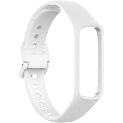 OcioDual Vervangende polsband van siliconen, waterdicht, ademend, duurzaam, voor Samsung Galaxy Fit 2, Wit., Modern OcioDual Vervangende polsband van siliconen, waterdicht, ademend, duurzaam, voor Samsung Galaxy Fit 2, Wit., Modern