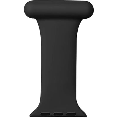 TRIXES Smartwatch, siliconen, zwart, 38-41 mm, met klem TRIXES Smartwatch, siliconen, zwart, 38-41 mm, met klem