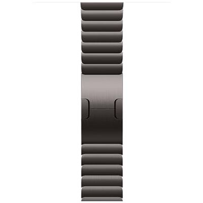Apple Horlogeband, schakelarmband, 46 mm, leisteen, één maat (geschikt voor de meeste polsen) Apple Horlogeband, schakelarmband, 46 mm, leisteen, één maat (geschikt voor de meeste polsen)