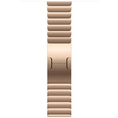 Apple Horlogeband Schakelarmband 46 mm Goud Eén maat (geschikt voor de meeste polsen) Apple Horlogeband Schakelarmband 46 mm Goud Eén maat (geschikt voor de meeste polsen)