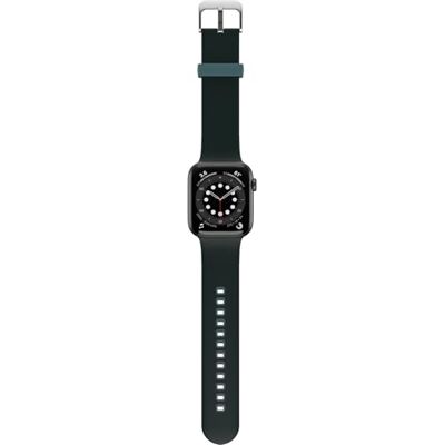 Otterbox All Day armband voor Apple Watch 44/45/46 mm, reservearmband van duurzame zachte siliconen voor Apple Watch, donkerpaars Otterbox All Day armband voor Apple Watch 44/45/46 mm, reservearmband van duurzame zachte siliconen voor Apple Watch, donkerpaars