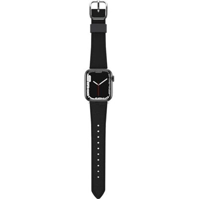 Otterbox Symmetry Cactus lederen band voor Apple Watch 40/41/42 mm, zwart Duurzame zachte reservearmband voor Apple Watch Otterbox Symmetry Cactus lederen band voor Apple Watch 40/41/42 mm, zwart Duurzame zachte reservearmband voor Apple Watch