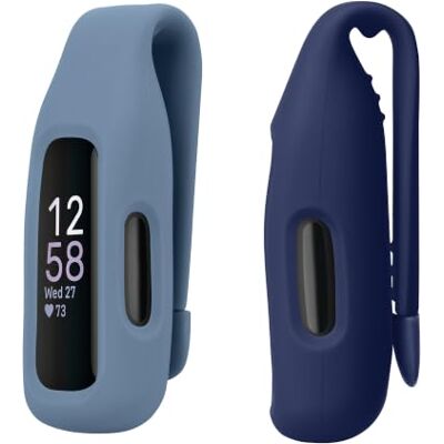 kwmobile 2 x clip compatibel met Fitbit Inspire 3 / Inspire 2 / Ace 3 – reservehouder voor fitnesstracker donkerleisteen donkerblauw – tracker niet inbegrepen kwmobile 2 x clip compatibel met Fitbit Inspire 3 / Inspire 2 / Ace 3 – reservehouder voor fitnesstracker donkerleisteen donkerblauw – tracker niet inbegrepen