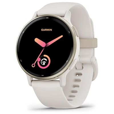 Garmin Vívoactive 5 GPS-smartwatch voor sport en gezondheid, crèmegoud met ivoorkleurige armband Garmin Vívoactive 5 GPS-smartwatch voor sport en gezondheid, crèmegoud met ivoorkleurige armband