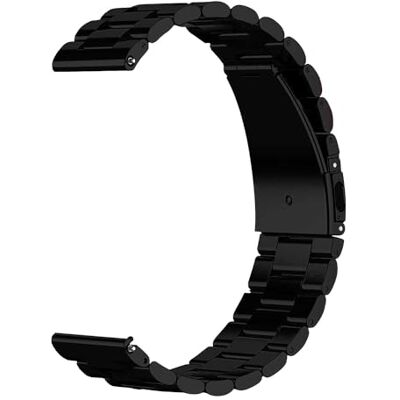 OcioDual Metalen horlogeband met snelsluiting, voor smartwatch van roestvrij staal, zilverkleurig, compatibel met traditioneel horloge of smartwatch met 24 mm staafjes OcioDual Metalen horlogeband met snelsluiting, voor smartwatch van roestvrij staal, zilverkleurig, compatibel met traditioneel horloge of smartwatch met 24 mm staafjes