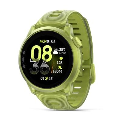 COROS PACE 4 Ultralicht Sport GPS Horloge -Neongeel, Aluminium 1,2 inch AMOLED-touchscreen, spraakbediening, geavanceerde trainingstools, nauwkeurige GPS, hartslagmeter, navigatie COROS PACE 4 Ultralicht Sport GPS Horloge -Neongeel, Aluminium 1,2 inch AMOLED-touchscreen, spraakbediening, geavanceerde trainingstools, nauwkeurige GPS, hartslagmeter, navigatie