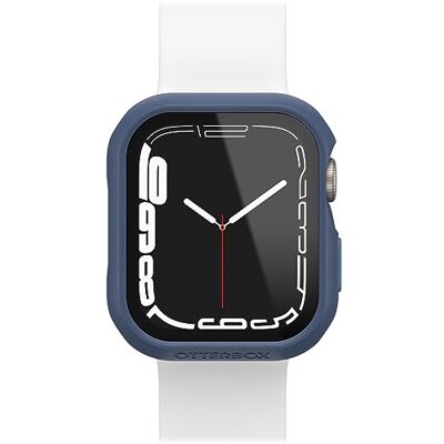 Otterbox Bumper Eclipse met geïntegreerde displaybescherming voor Apple Watch Series 9/8/7-45mm, gehard glas, schokbestendig, valbestendig, beschermhoes voor Apple Watch, donkerblauw Otterbox Bumper Eclipse met geïntegreerde displaybescherming voor Apple Watch Series 9/8/7-45mm, gehard glas, schokbestendig, valbestendig, beschermhoes voor Apple Watch, donkerblauw