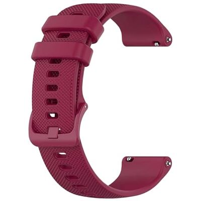 OcioDual Universeel horloge, armband van 20 tot 22 mm tot 18 mm, snelsluiting, smartwatch, wijnrood, 18 mm, 20 mm OcioDual Universeel horloge, armband van 20 tot 22 mm tot 18 mm, snelsluiting, smartwatch, wijnrood, 18 mm, 20 mm