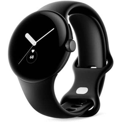 Google Pixel Watch Android smartwatch met activiteitentracker hartslagmeter matzwarte roestvrij stalen behuizing met actieve band, WiFi/BT Google Pixel Watch Android smartwatch met activiteitentracker hartslagmeter matzwarte roestvrij stalen behuizing met actieve band, WiFi/BT