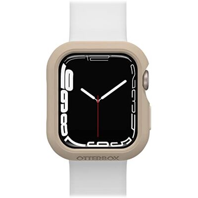 Otterbox All Day Bumper voor Apple Watch Series 9/8/7-41 mm, schokbestendig, valbescherming, elegante beschermhoes, beschermt het scherm en de randen, beige Otterbox All Day Bumper voor Apple Watch Series 9/8/7-41 mm, schokbestendig, valbescherming, elegante beschermhoes, beschermt het scherm en de randen, beige