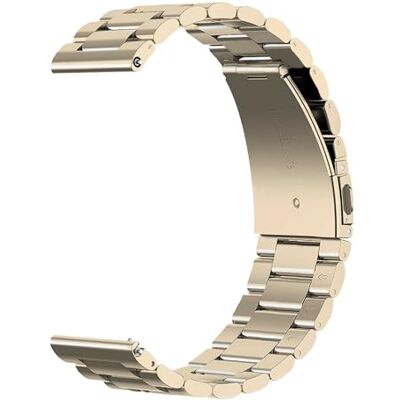 OcioDual Metalen horlogeband met snelsluiting, voor smartwatch van roestvrij staal, zilverkleurig, compatibel met traditioneel horloge of smartwatch met 24 mm staafjes OcioDual Metalen horlogeband met snelsluiting, voor smartwatch van roestvrij staal, zilverkleurig, compatibel met traditioneel horloge of smartwatch met 24 mm staafjes
