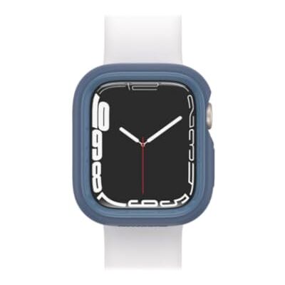 Otterbox Watch Bumper voor Apple Watch Series 9/8/7-41 mm, schokbestendig, valbestendig, dunne hoes en bescherming voor Apple Watch, beschermt het scherm en de randen, blauw Otterbox Watch Bumper voor Apple Watch Series 9/8/7-41 mm, schokbestendig, valbestendig, dunne hoes en bescherming voor Apple Watch, beschermt het scherm en de randen, blauw