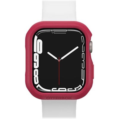 Otterbox All Day Bumper voor Apple Watch Series 9/8/7-45 mm, schokbestendig, valbescherming, elegante beschermhoes, beschermt het scherm en de randen, rood Otterbox All Day Bumper voor Apple Watch Series 9/8/7-45 mm, schokbestendig, valbescherming, elegante beschermhoes, beschermt het scherm en de randen, rood