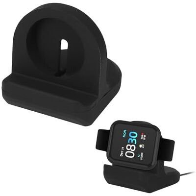 kwmobile Houder compatibel met iTOUCH Air 3 / Air 4 / Sport 3 / AIR SE/EXPLORER 3 Smartwatch-houder Siliconen oplaadhouder Zwart kwmobile Houder compatibel met iTOUCH Air 3 / Air 4 / Sport 3 / AIR SE/EXPLORER 3 Smartwatch-houder Siliconen oplaadhouder Zwart