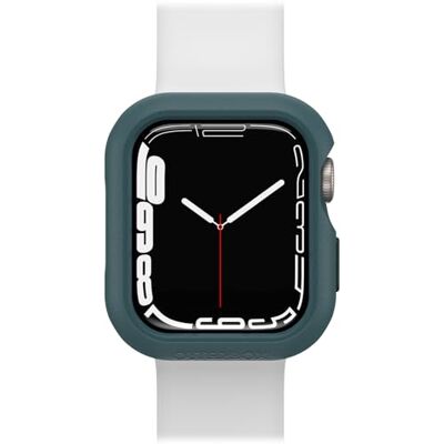 Otterbox All Day Bumper voor Apple Watch Series 9/8/7-41 mm, schokbestendig, valbescherming, elegante beschermhoes, beschermt het scherm en de randen, groen/blauw Otterbox All Day Bumper voor Apple Watch Series 9/8/7-41 mm, schokbestendig, valbescherming, elegante beschermhoes, beschermt het scherm en de randen, groen/blauw