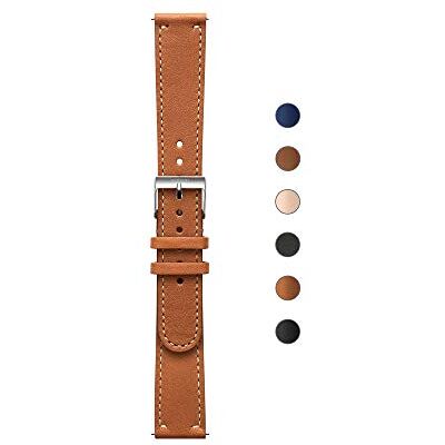 Withings Hoogwaardige leren armband voor scanwatch, Steel HR, Steel HR Sport, Move ECG, Move en Steel, bruin, 18 mm Withings Hoogwaardige leren armband voor scanwatch, Steel HR, Steel HR Sport, Move ECG, Move en Steel, bruin, 18 mm