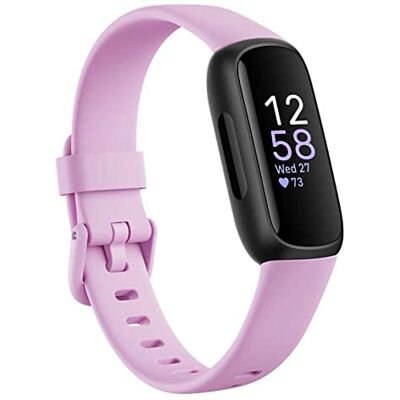 Fitbit Inspire 3 Gezondheids- en fitnesstracker met een batterijduur tot 10 dagen. Compatibel met Android en iOS. Fitbit Inspire 3 Gezondheids- en fitnesstracker met een batterijduur tot 10 dagen. Compatibel met Android en iOS.