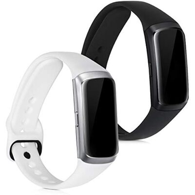 kwmobile 2 stuks sportarmbanden compatibel met Samsung Galaxy Fit (SM-R370) siliconen TPU siliconen kwmobile 2 stuks sportarmbanden compatibel met Samsung Galaxy Fit (SM-R370) siliconen TPU siliconen