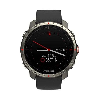 Polar Grit X Pro Titan multisport outdoor gps horloge, militaire kwaliteit, saffierglas, hartslag aan de pols, langere batterijduur, navigatie, ideaal voor trail, mountainbike Polar Grit X Pro Titan multisport outdoor gps horloge, militaire kwaliteit, saffierglas, hartslag aan de pols, langere batterijduur, navigatie, ideaal voor trail, mountainbike