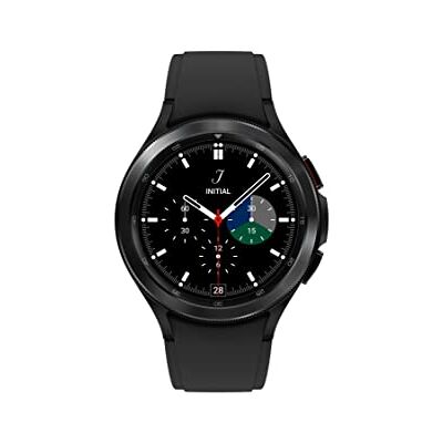 Samsung Galaxy Watch4 Classic 4G 46 mm, zwart, smartwatch, roterende ring, gezondheid, wellness, sport, BMI, ECG, Franse versie Samsung Galaxy Watch4 Classic 4G 46 mm, zwart, smartwatch, roterende ring, gezondheid, wellness, sport, BMI, ECG, Franse versie