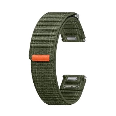 Samsung Galaxy Officiële stoffen armband (S/M) voor Galaxy Watch 7, groen Samsung Galaxy Officiële stoffen armband (S/M) voor Galaxy Watch 7, groen