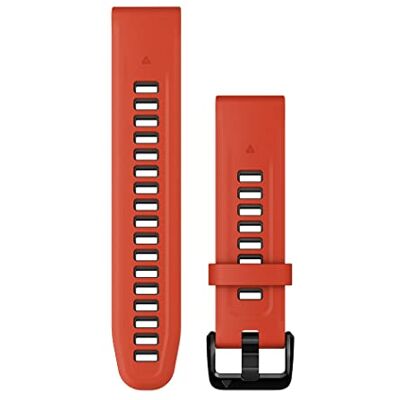 Garmin Acc, epix PRO (g2), 20 mm QuickFit Flame Red/Graphite siliconen band, WW/Azië Garmin Acc, epix PRO (g2), 20 mm QuickFit Flame Red/Graphite siliconen band, WW/Azië