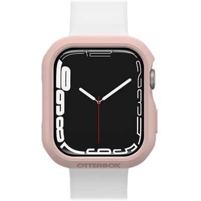 Otterbox All Day Bumper voor Apple Watch Series 9/8/7-45 mm, schokbestendig, valbescherming, elegante beschermhoes, beschermt het scherm en de randen, roze Otterbox All Day Bumper voor Apple Watch Series 9/8/7-45 mm, schokbestendig, valbescherming, elegante beschermhoes, beschermt het scherm en de randen, roze