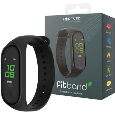 FOREVER Fitband, fitnessarmband, activiteitentracker en hartslag, discreet en licht, lange batterijduur FOREVER Fitband, fitnessarmband, activiteitentracker en hartslag, discreet en licht, lange batterijduur