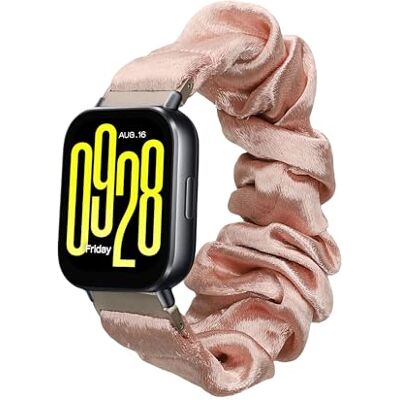 kwmobile Armband compatibel met Xiaomi Redmi Watch 5 Active/Watch 5 Lite, reservearmband voor fitnesstracker, oudroze, Katoen katoen Rubberen band kwmobile Armband compatibel met Xiaomi Redmi Watch 5 Active/Watch 5 Lite, reservearmband voor fitnesstracker, oudroze, Katoen katoen Rubberen band