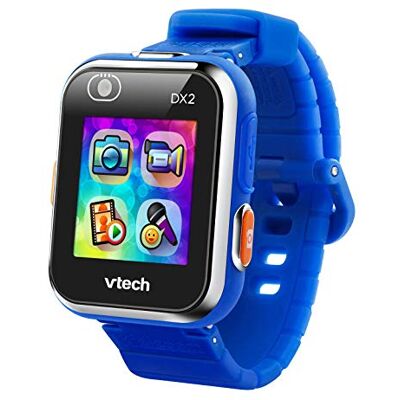 VTech Kidizoom DX2 Smart Watch Smartwatch voor kinderen, dubbele camera, video, spel, blauw, ESP-versie (80-193822) VTech Kidizoom DX2 Smart Watch Smartwatch voor kinderen, dubbele camera, video, spel, blauw, ESP-versie (80-193822)