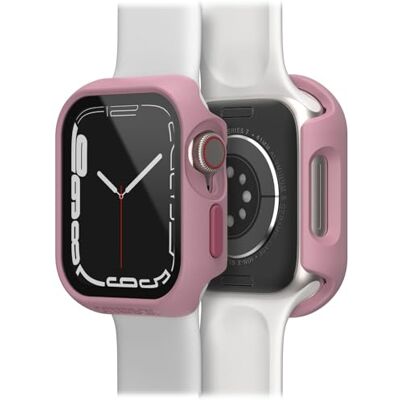 Otterbox Bumper Eclipse met geïntegreerde displaybescherming voor Apple Watch Series 9/8/7-45mm, gehard glas, schokbestendig, valbestendig, beschermhoes voor Apple Watch, roze Otterbox Bumper Eclipse met geïntegreerde displaybescherming voor Apple Watch Series 9/8/7-45mm, gehard glas, schokbestendig, valbestendig, beschermhoes voor Apple Watch, roze