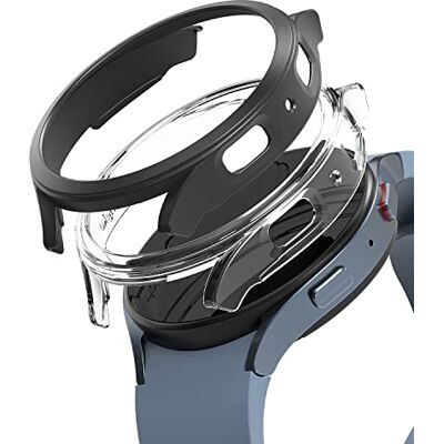 Ringke 2 stuks 44 mm dunne hoesjes compatibel met Samsung Galaxy Watch 5 44 mm harde hoes PC zonder beschermfolie transparant zwart Ringke 2 stuks 44 mm dunne hoesjes compatibel met Samsung Galaxy Watch 5 44 mm harde hoes PC zonder beschermfolie transparant zwart
