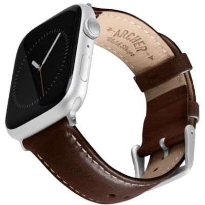Archer Watch Straps Horlogebandje van hoogwaardig leer voor Apple Watch Archer Watch Straps Horlogebandje van hoogwaardig leer voor Apple Watch